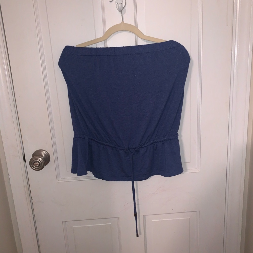 Strapless top